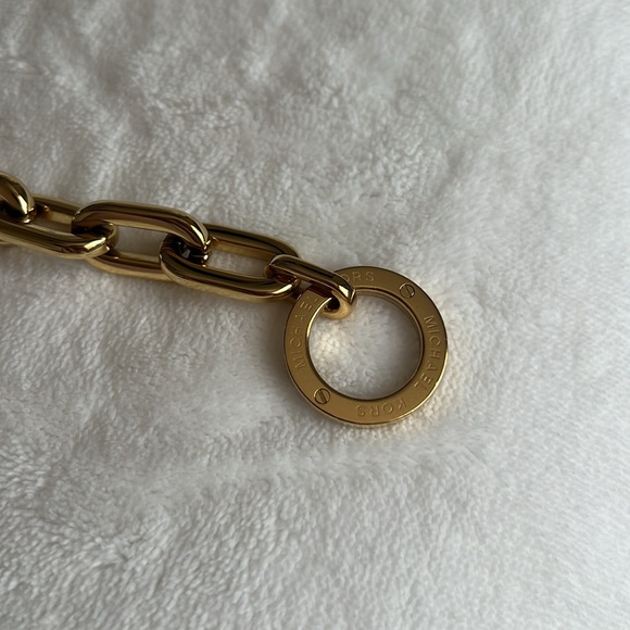 MK chunk bracelet in Gold color with stones - Picture 4 of 6